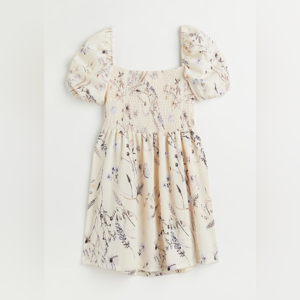 H&M smocked bodice dress